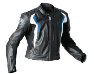 Chaqueta de moto Start Hombre con franjas blancas y azul